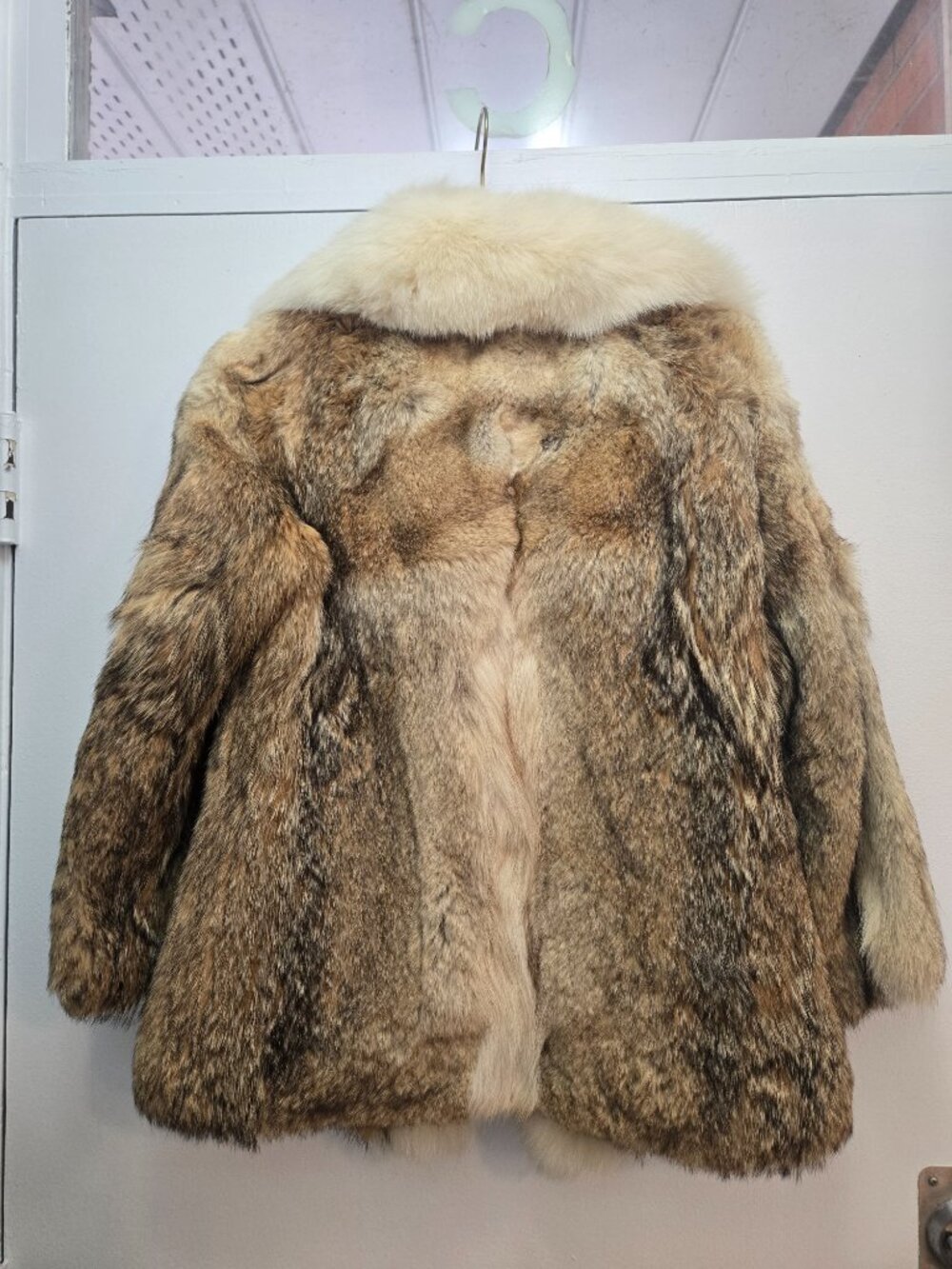 Vintage Coyote and Fox Fur Coat - Picture 2 of 7